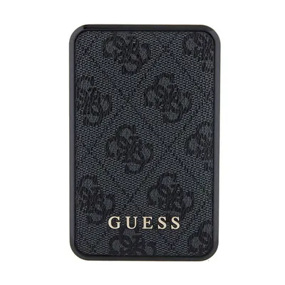 Produktbild von Guess Powerbank 18W Gupb10Dp4Gegk 10000Mah Schwarz/Schwarz 4G Leder Metall Logo