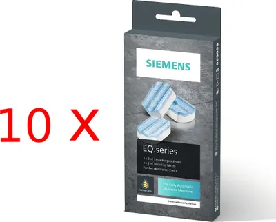 Produktbild von SIEMENS 10 x TZ80002 Entkalkungstabletten für alle EQ + surpresso  Kaffeevollautomaten