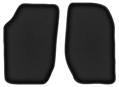 Immagine prodotto di Tappetini anteriori in moquette per Saab 900 I 1978-1993 – 2 pezzi, neri, su misura – Wielganizator DURBAN