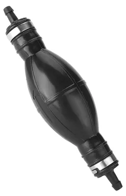 Produktbild von Kraftstoffbirne für Boote, 6 mm/0,24 Zoll Gummi-Handpumpe, schwarz, praktisch für Marine-Außenbordautos
