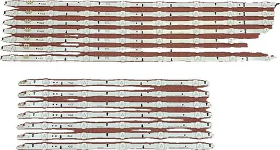 Obrázek produktu pro LED podsvícení, délka 1270 mm, měděný materiál, 13 LED (3V), kompatibilní s UE60J6100, UE60J6150