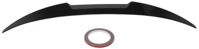 Produktbild von Heckspoiler, verbesserte Aerodynamik, Deckelflügel im sportlichen M4-Stil für 4er F36 2014 bis 2020, glänzendes Schwarz