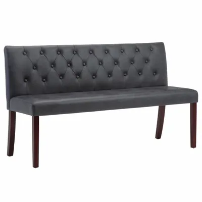 Immagine prodotto di Panca vidaXL 148,5 cm Grigio effetto pelle scamosciata