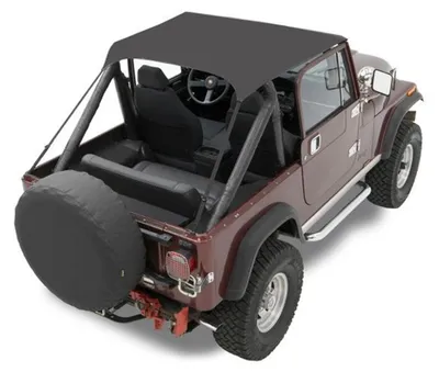 Produktbild von Bestop 5250801 Traditionelles Bikini-Top für 1976–1991 CJ7/CJ8 & Wrangler, Schwarz