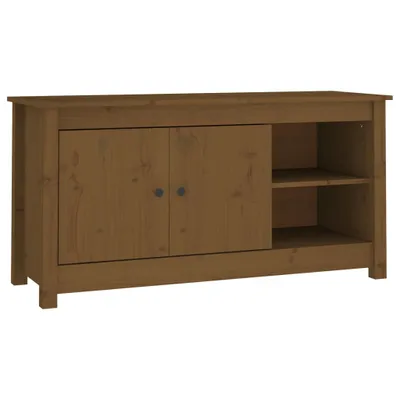 Produktbild von vidaXL TV-Schrank Honigbraun 103x36,5x52 cm Massivholz Kiefer