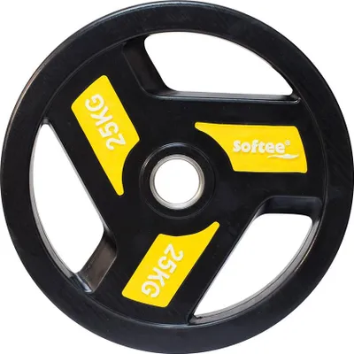 Produktbild von Softee Hantelscheibe 25kg Schwarz 25 kg Schwarz 25 kg