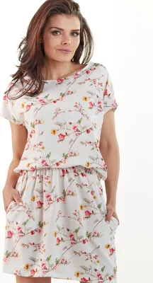 Immagine prodotto di Abito floreale da donna Awama Lisad A231 ecru L/XL