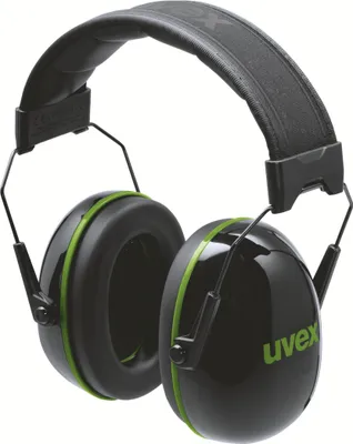 Produktbild von uvex Kapselgehörschutz K10 2630010 schwarz, grün SNR 30 dB Größe L, M, S