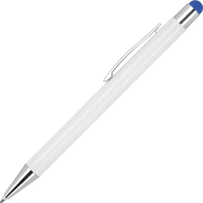 Produktbild von 10 Touchpen Kugelschreiber / aus Metall / Stylusfarbe: blau