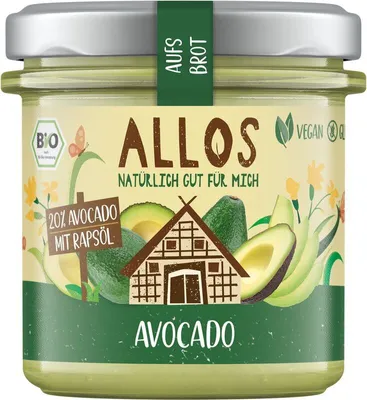 Produktbild von Allos aufs Brot Avocado -  - 140g x 6  - 6er Pack VPE
