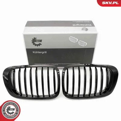 Produktbild von ESEN SKV 66SKV055 Kühlergrill Frontgrill für BMW 3 Coupe (E46) Schwarz Glänzend