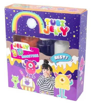 Obrázek produktu pro TUBAN Sada Tubi Jelly Potworki – kreativní hraní s modelínou