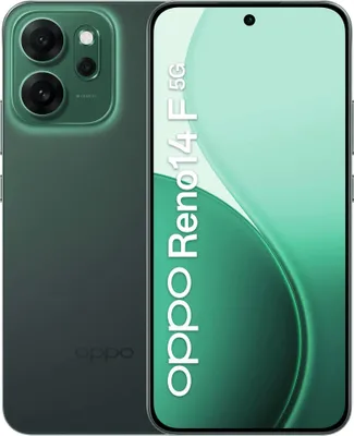 A product shot of a smartphone, showing both the front and back.