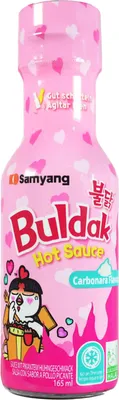 Produktbild von Samyang Buldak scharfe Sauce Carbonara Pink 165ml/200g