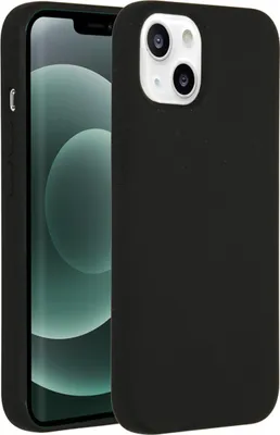 Image de Accezz Liquid Silicone Backcover avec MagSafe pour l'Apple iPhone 13 Mini - Noir