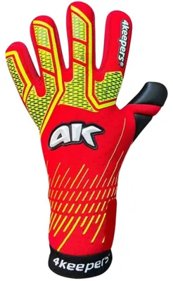 Produktbild von 4Keepers - Torhüter-Handschuhe für Herren/Damen Unisex SX2026 (9,5) (Rot)