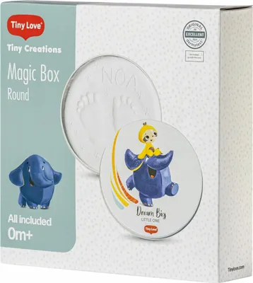Produktbild von Tiny Love 7290108863680, Hand-/Fußabdruck, Ton, Weiß