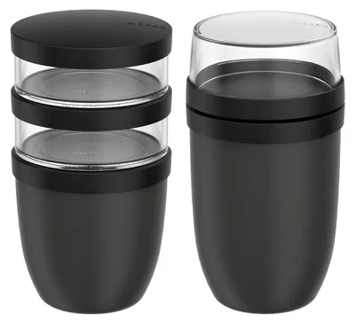 Produktbild von Mepal Ellipse Lunchpot-Set XL 2-teilig - Nordic Black