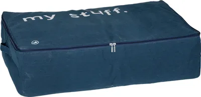Image de TOM TAILOR Rangement sous lit Fermeture éclair Navy avec couvercle Vêtements plats