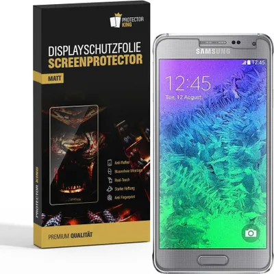 Produktbild von 3x Displayschutzfolie für Samsung Galaxy Alpha ANTI-REFLEX Displayfolie MATT