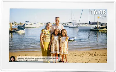 Obrázok produktu pre Denver Frameo PFF-1515 digitálny fotorámik 16 GB 15,6 palca biely Ako nový
