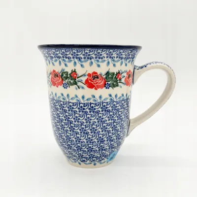 Produktbild von Becher Handgefertigte Bunzlauer Keramik Tasse Becher 450 ml