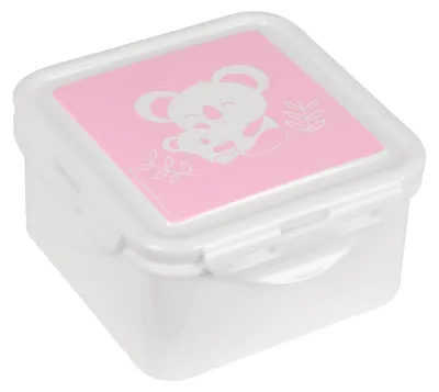 Koala Lunchbox, Brotdose, 13 x 13 x 7,5 cm, Rosa, M