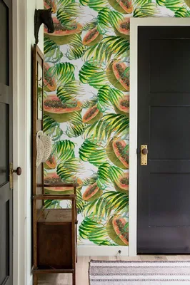 Produktbild von Coloray Fototapete 104x70 cm Latextapete Magicstick - Papaya-Frucht