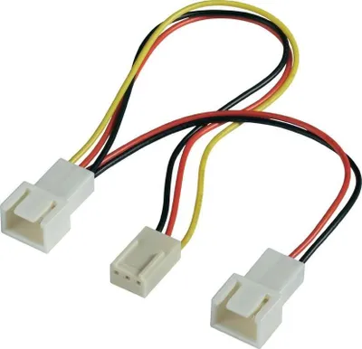 Obrázek produktu pro Akasa AK-FY320 Fan splitter cable adapter, 3-pin