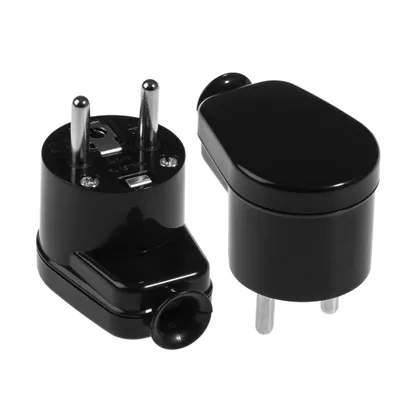 Produktbild von Awtools Winkelstecker 10Steam Schwarz Wt-16.