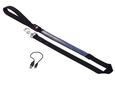 Produktbild von Leine "FLASH MESH", blau, L: 120cm, B: 25mm