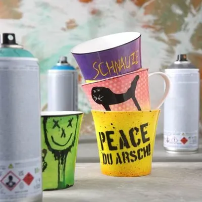 Produktbild von Goebel Frank Hummel Scheisskatze Tasse