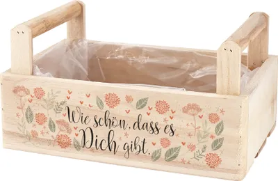 Produktbild von Holz-Geschenkbox "Wie schön, dass es Dich gibt"