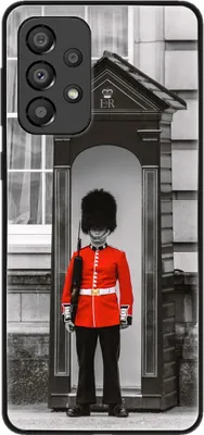 Produktbild von König Design Hülle kompatibel mit Samsung Galaxy A33 5G Kunststoff Soft Handyhülle - Handy Case England Bobby