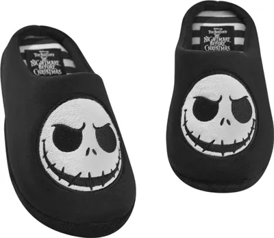 Produktbild von The Nightmare Before Christmas - Hausschuhe für Herren/Damen Uni NS9260 (38 EU - 39 EU) (Schwarz)