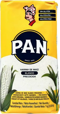 Produktbild von Pan Vorgekochtes weißes Maismehl 1kg