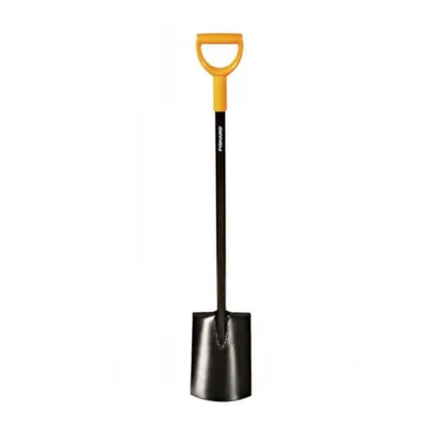 Obrázok produktu pre Fiskars 131403, Spade, Plast, Oceľ, Čierna, Oranžová, Štvorec, Tvar D, 1170 mm