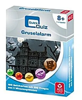 Produktbild von Quick Quiz Gruselalarm (Kartenspiel)
