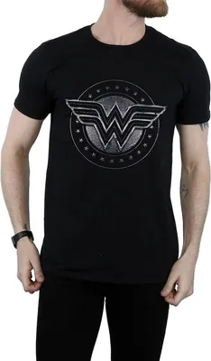Obrázok produktu pre Wonder Woman - Tričko pre mužov BI1026 (S) (čierne)
