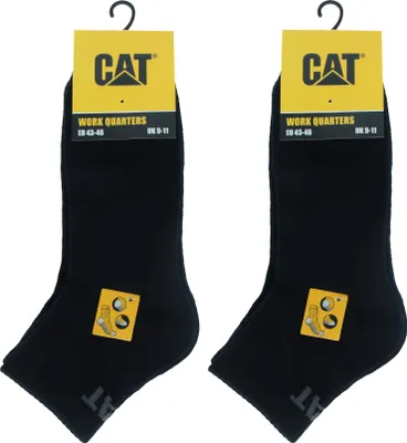 Immagine prodotto di Caterpillar 6 paia di calze a quarti / calze da lavoro Punta rinforzata tallone Blu39-42