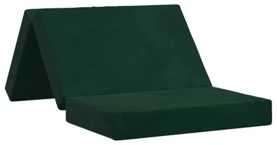 Immagine prodotto di Divano letto pieghevole vidaXL 100 x 67 x 45 cm verde scuro