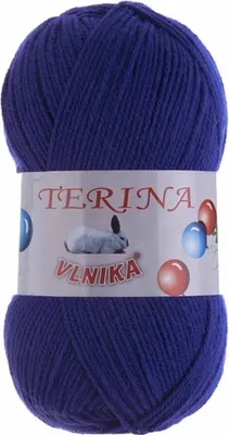 100g Terina Strickgarn Häkelgarn Wolle Acrylwolle pflegeleicht koenigsblau