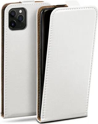 Produktbild von moex® Flip Case kompatibel mit Apple iPhone 11 Pro - Hülle mit 360 Grad Schutz, Weiß