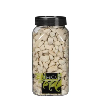Produktbild von Mica Decorations Dekorative Steine creme 650 ml 1 kg
