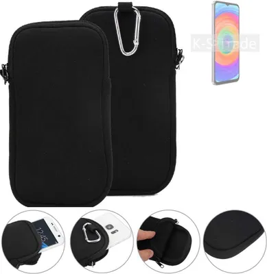 Produktbild von K-S-Trade Neopren-Hülle Handyhülle kompatibel mit Ulefone Note 14 Schutzhülle Neoprenhülle Sleeve Schutz-Hülle Gürtel Tasche Case Holster