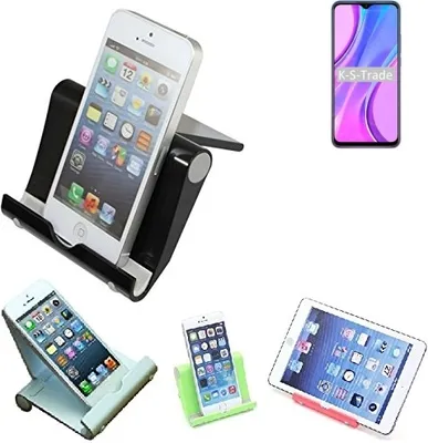 Produktbild von K-S-Trade Handy-Ständer kompatibel mit Xiaomi Redmi 9 faltbarer Tischständer Smartphone Tablet Halterung Reise