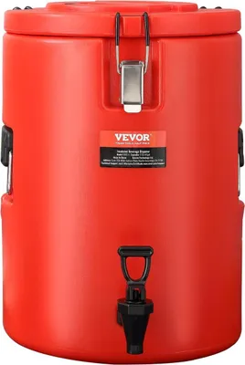 Produktbild von Edelstahl-Getränkespender mit Isolierung, 4,5 Gallonen (17,2 Liter), Thermoskanne für heiße und kalte Getränke mit Zapfhahn, lebensmittelecht für heißen Tee, Kaffee, Wasser, Restaurant, Getränkeladen