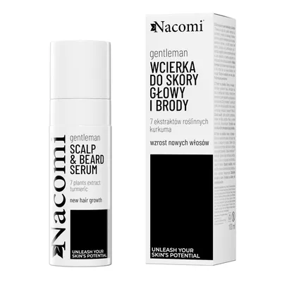 Produktbild von Nacomi Gentleman Kopfhaut- und Bartserum, 100 ml