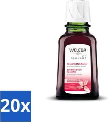 Zdjęcie produktu dla WELEDA - Skoncentrowany płyn do płukania ust - Ratanhia - 50 ml - Value pack - 20 szt