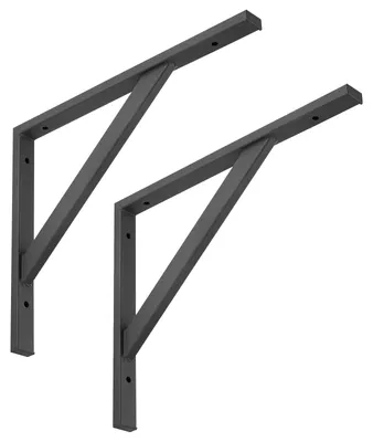 Produktbild von SOTECH Schwerlastwinkel 395 x 315 mm schwarz (2 Stück)
